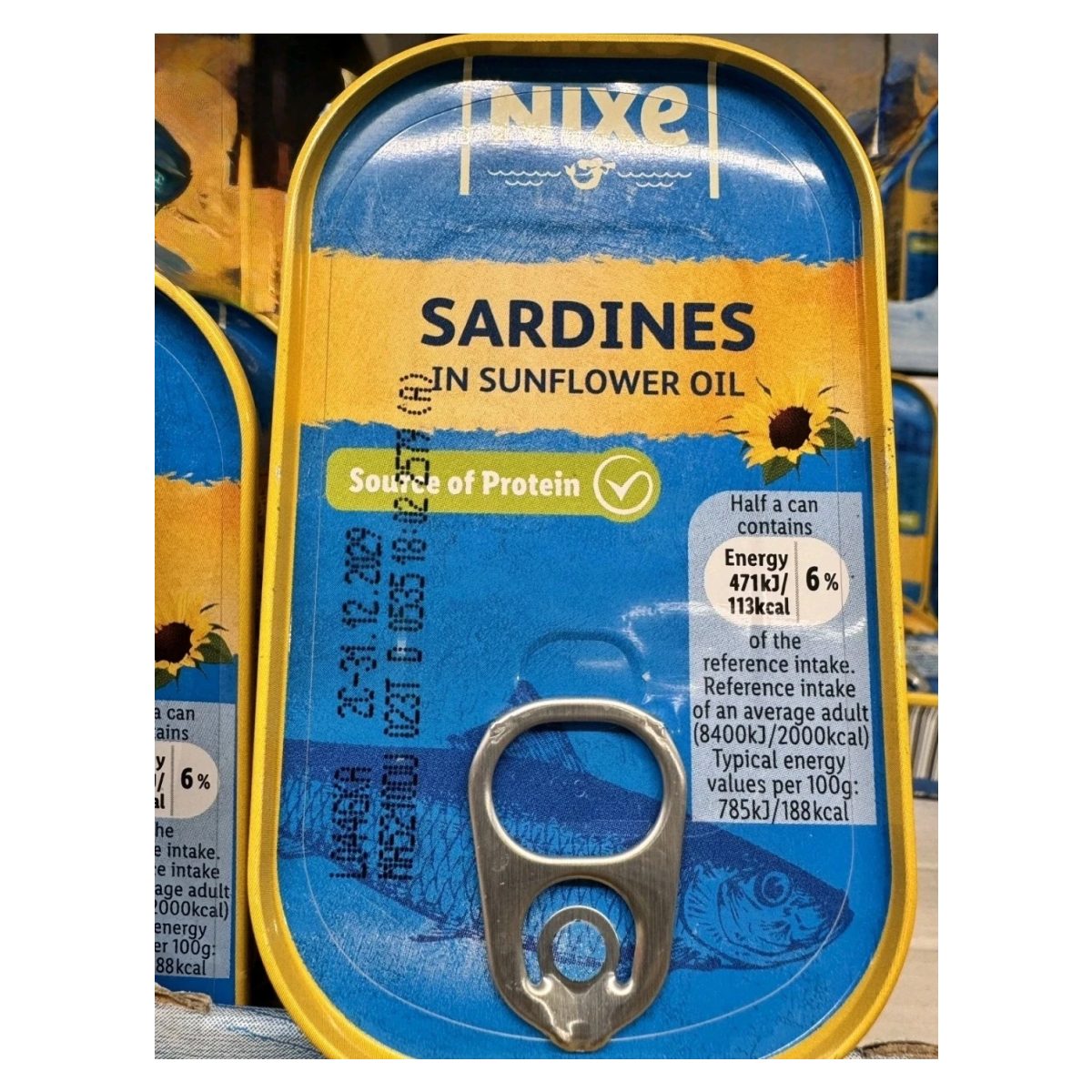 Nixe Sardines in Sunflower Oil