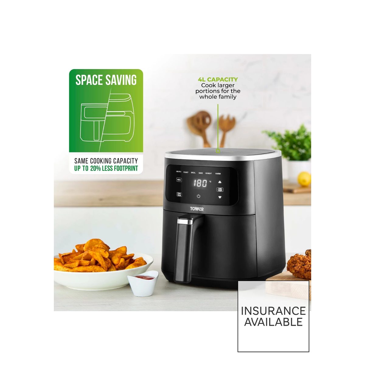 Tower Vortx 4L Digital Air Fryer — image 5
